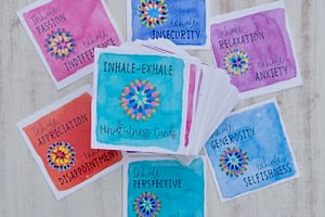 inhale exhale mindfulness cards